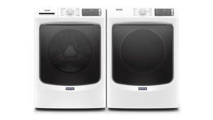Maytag White Front-Load Washer (5.5 cu. ft.) & Electric Dryer (7.3 cu. ft.) - MHW6630HW/YMED6630HW
