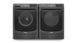 Maytag Volcano Black Front-Load Washer (5.5 cu.ft.) & Electric Dryer (7.3 cu. ft.) - MHW6630MBK/YMED6630MBK