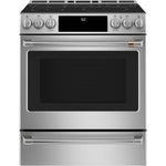 Café™ Stainless Steel 30" Smart Slide-In, Front-Control, Induction and Convection Range with In-Oven Camera (5.7 Cu. Ft) - CHS90XP2MS1