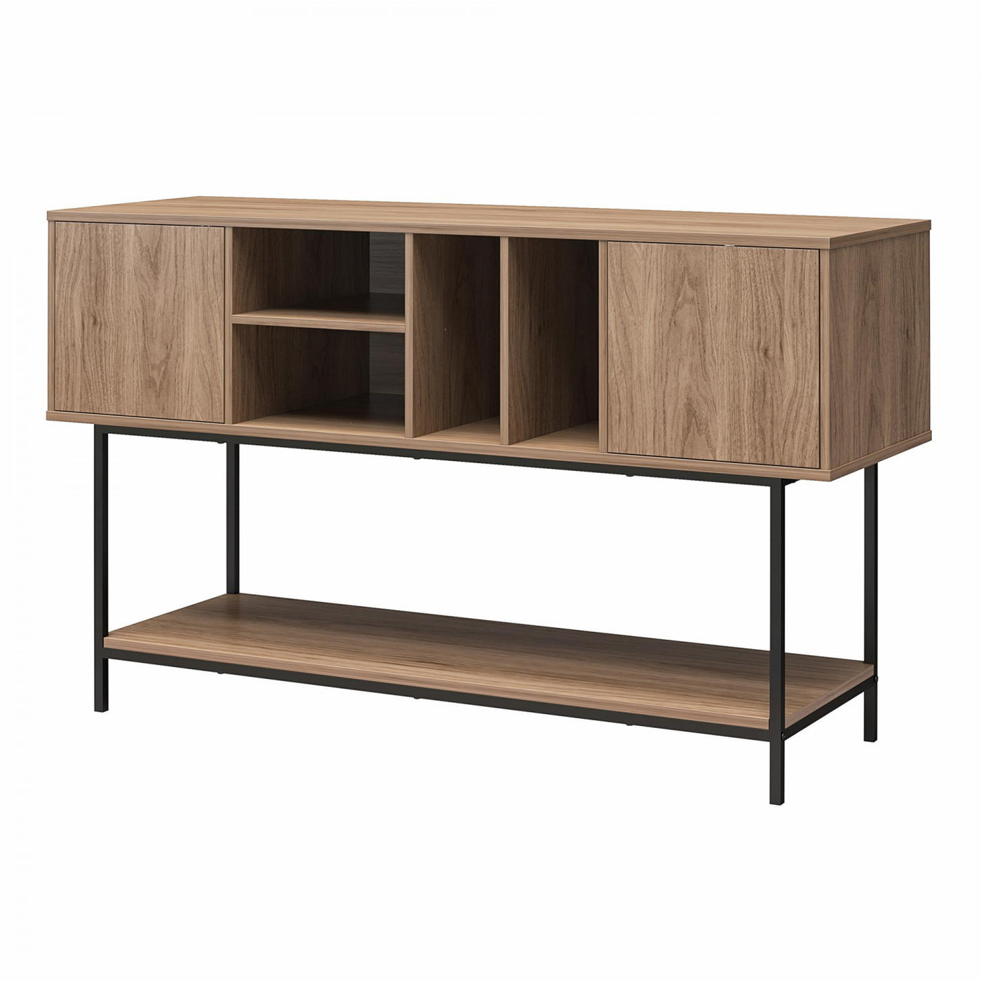 Cooper Media Credenza/DJ Stand - Walnut