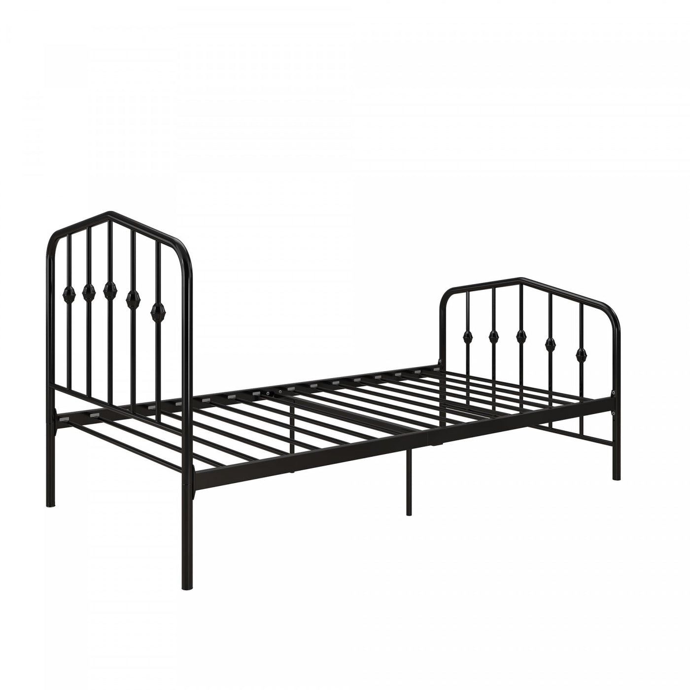Novogratz Bushwick Metal Platform Twin Bed - Black