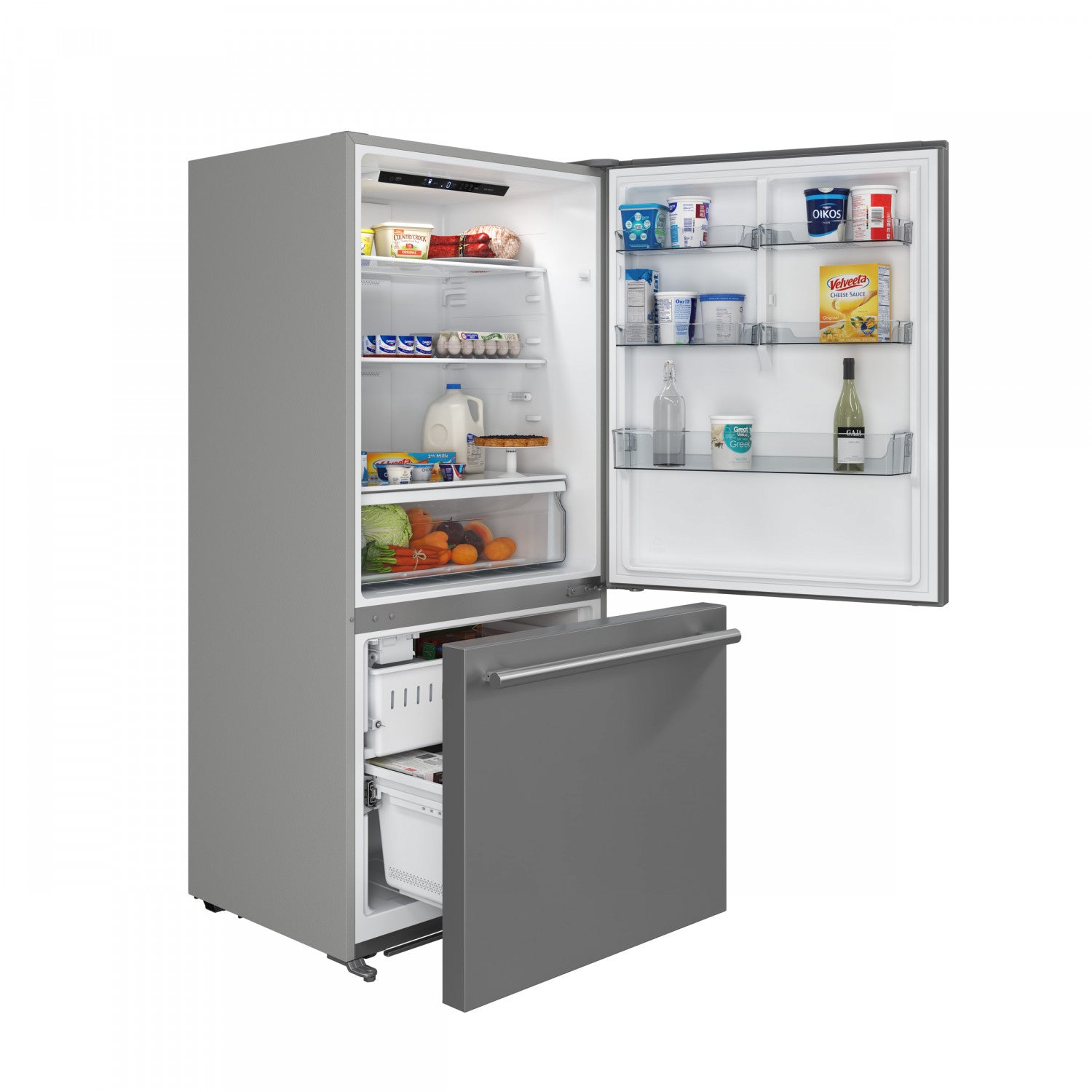 Forno Milano 62" Stainless Steel 2-piece Freestanding Dual Bottom Freezer Refrigerator (34.4 Cu. Ft.) - FFFFD1787-60S