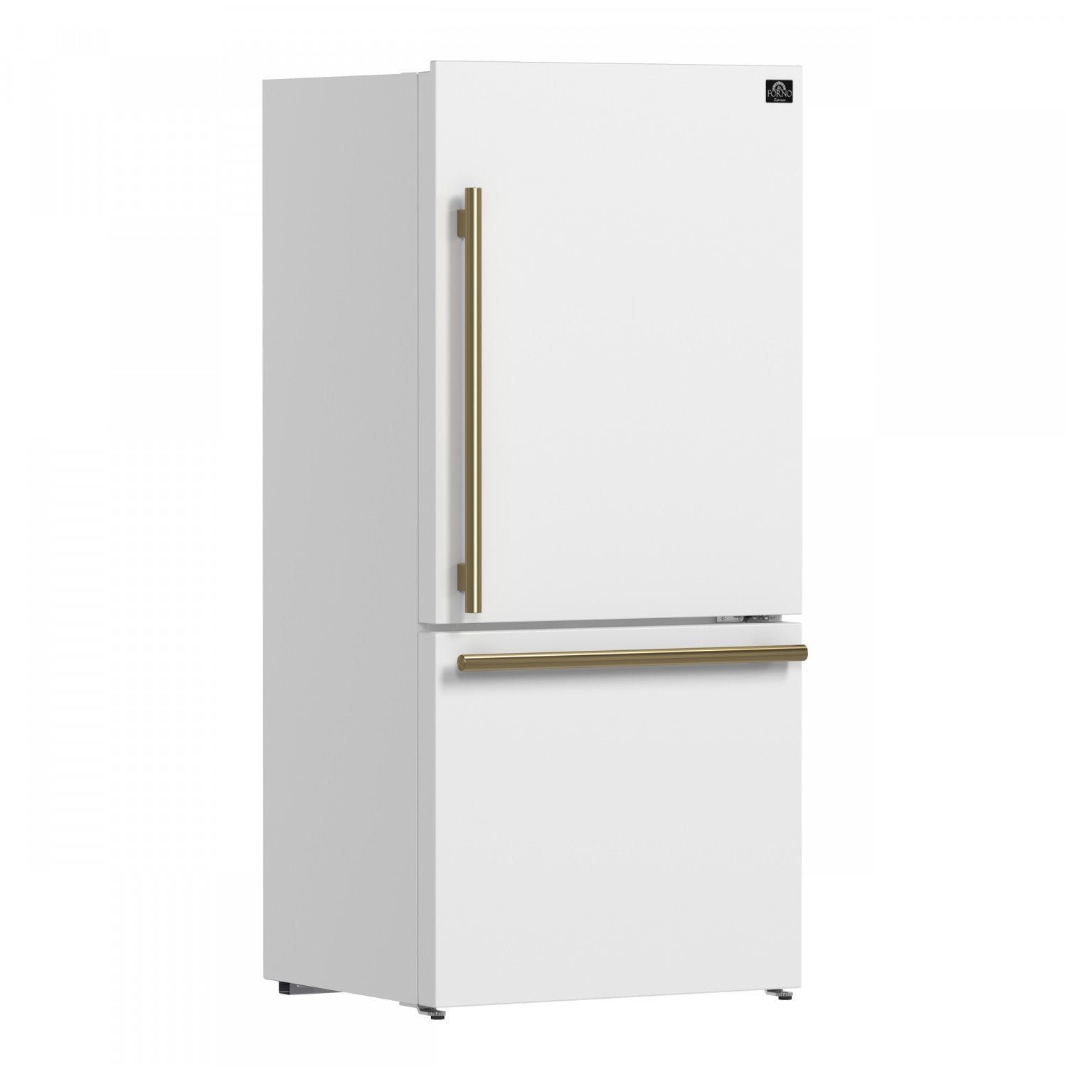 Forno Milano 62" White 2-piece Freestanding Dual Bottom Freezer Refrigerator (34.4 Cu. Ft.) - FFFFD1787-60WHT