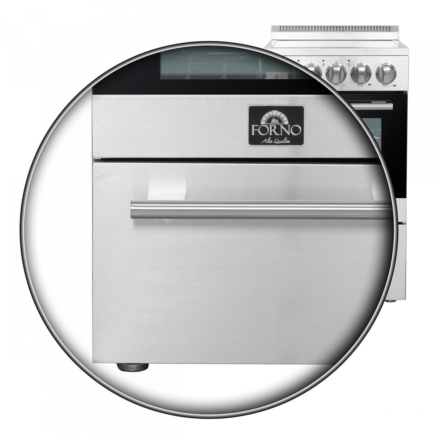 Forno Pallermo 20" Stainless Steel Freestanding Electric Range (2.05 Cu. Ft.) - FFSEL6051-20