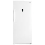 L2 White Upright Freezer and Convertible Fridge (21 Cu. Ft) - LRU21B6AWW