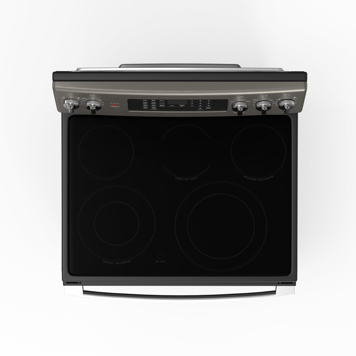 GE Slate Freestanding Electric Convection Range with No-Preheat Air Fry (5.0 Cu. Ft.) - JCB840ETES