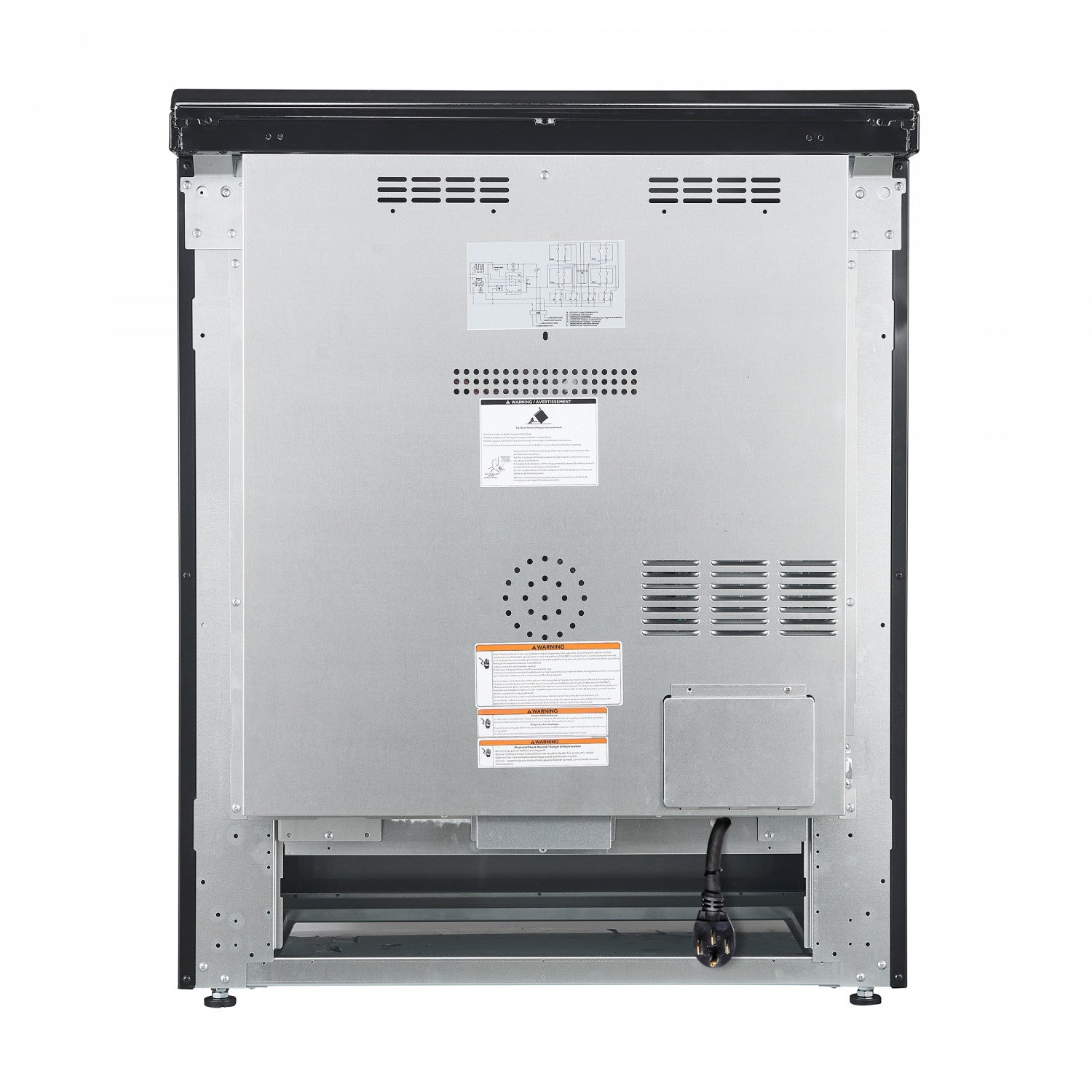 Forno Leonardo Black Slide-in Electric Range (5.0 Cu. Ft.) - FFSEL6022-30BLK