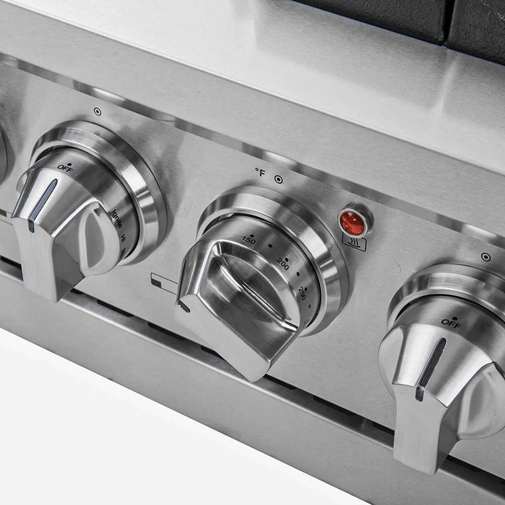 Forno Capriasca 36" Stainless Steel Freestanding Gas Range (5.36 Cu. Ft.) - FFSGS6260-36