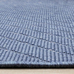 Summer Breeze 6'7" x 9'6" Outdoor Rug Traverse Stripes - Blue, White