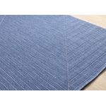 Summer Breeze 6'7" x 9'6" Outdoor Rug Traverse Stripes - Blue, White