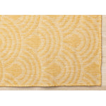 Summer Breeze 6'7" x 9'6" Outdoor Reversible Rug Rainbow Arch Pattern - Yellow, White