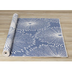 Summer Breeze 6'7" x 9'6" Outdoor Reversible Dandelion Wish Rug - Blue, White