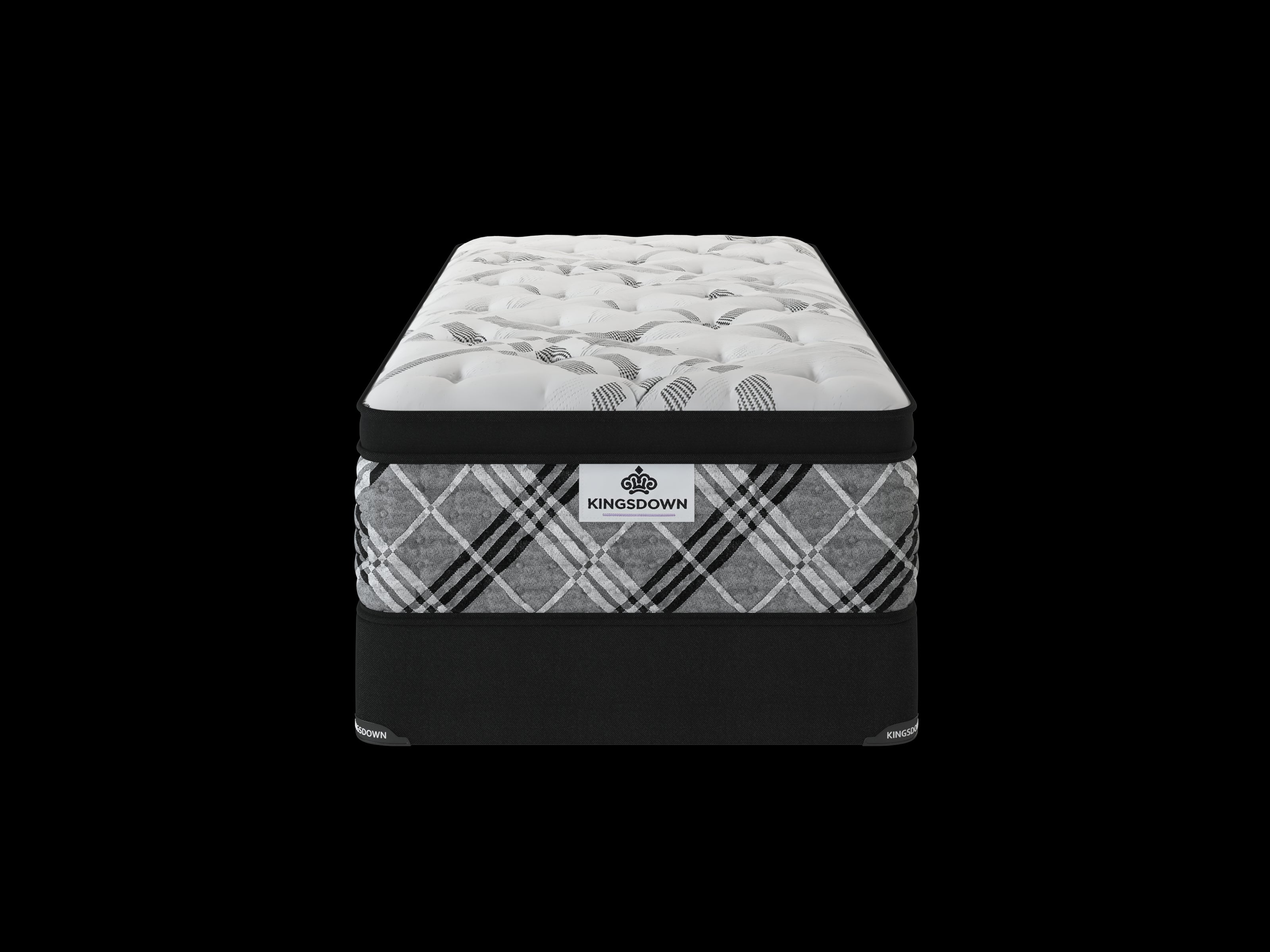 Kingsdown Natasha Plush Twin Mattress and Boxspring Set