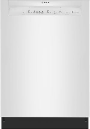 Bosch White 100 Series 24" Dishwasher with Recessed Handle - SHE2ADF2N