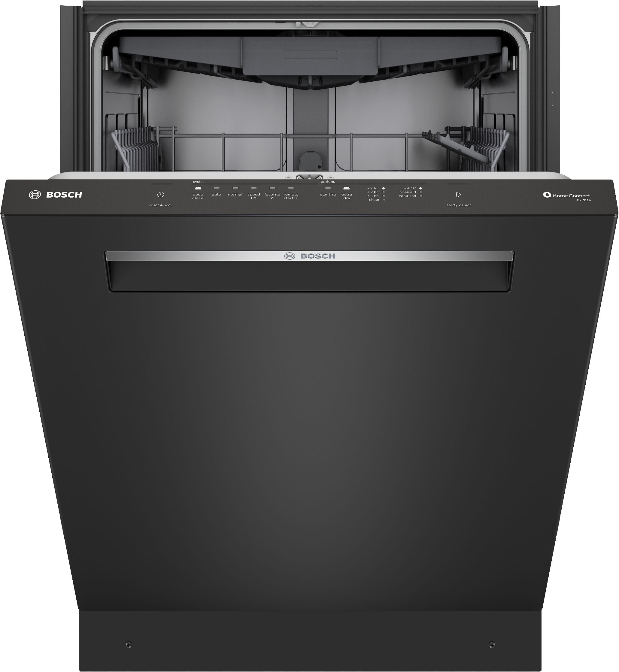 Bosch Black 300 Series 24" Dishwasher with Pocket Handle - SHP53EM6N