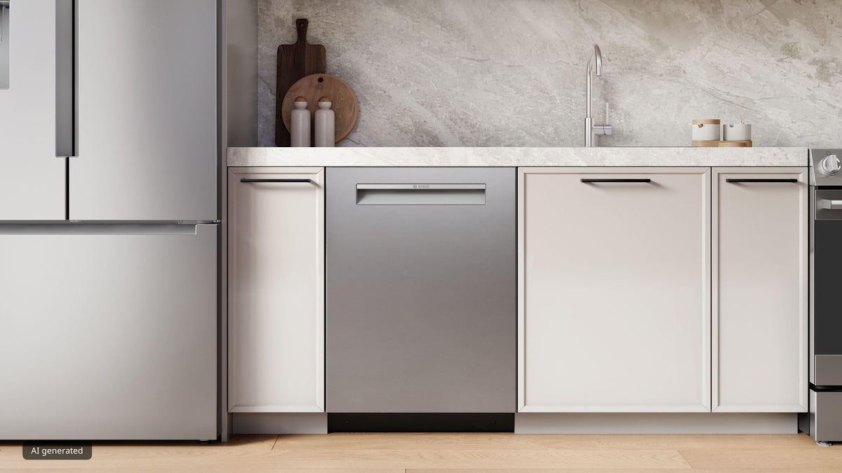 Bosch Stainless Steel 500 Series 24" Dishwasher with Pocket Handle and Auto Door Open - SHP65DM5N