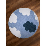 Dreamland Cloud Rug - 4ft Round - White