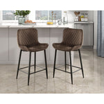 Nya Counter Stool - Brown - Set of Two