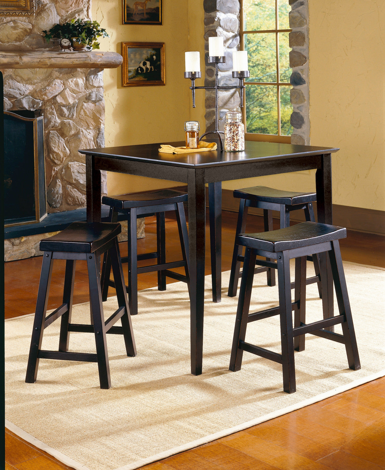 Colt Bar Stool - Black - Set of Two