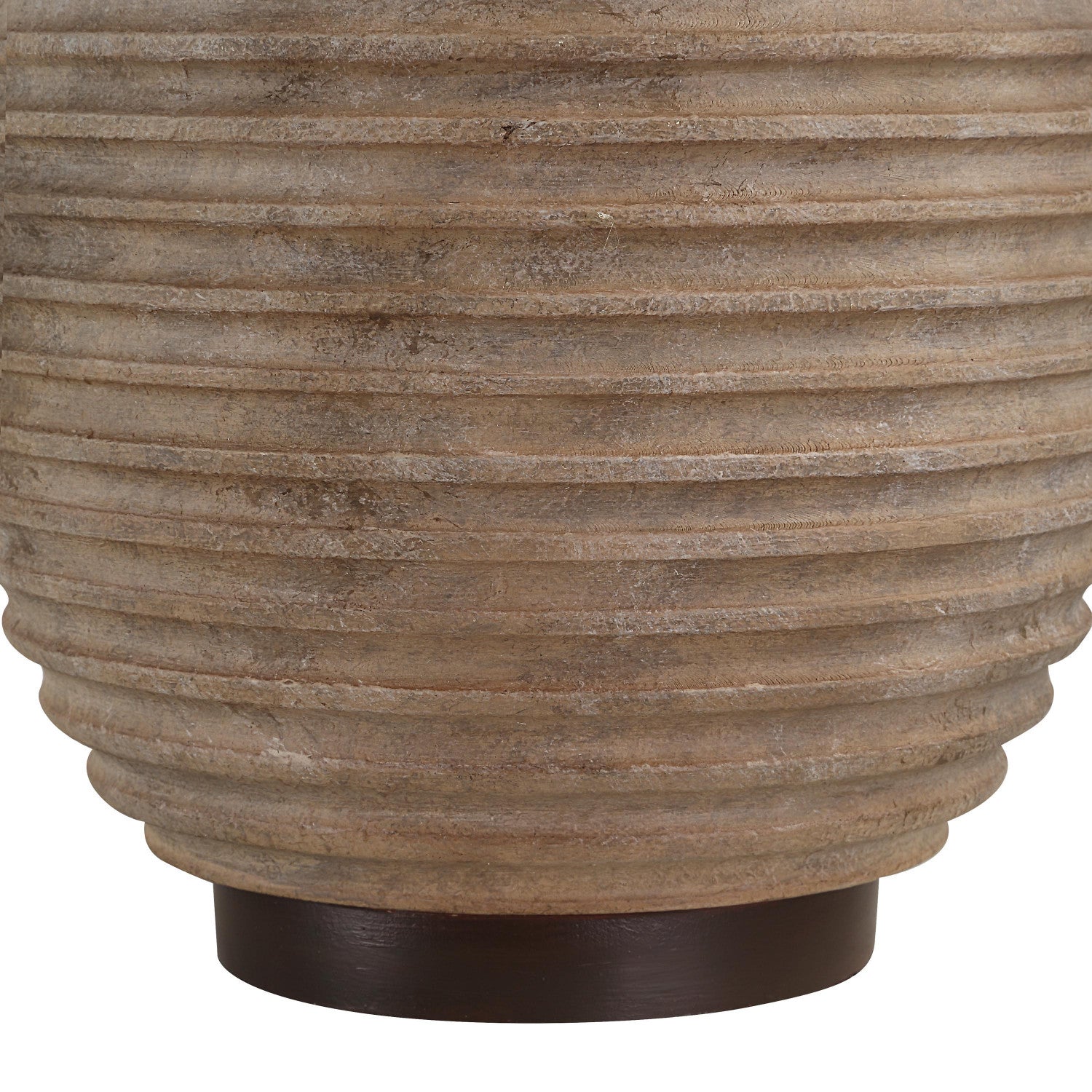 Cleo Table Lamp - Textured Brown/Ivory