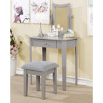 Kyrie Vanity Table Set - Grey