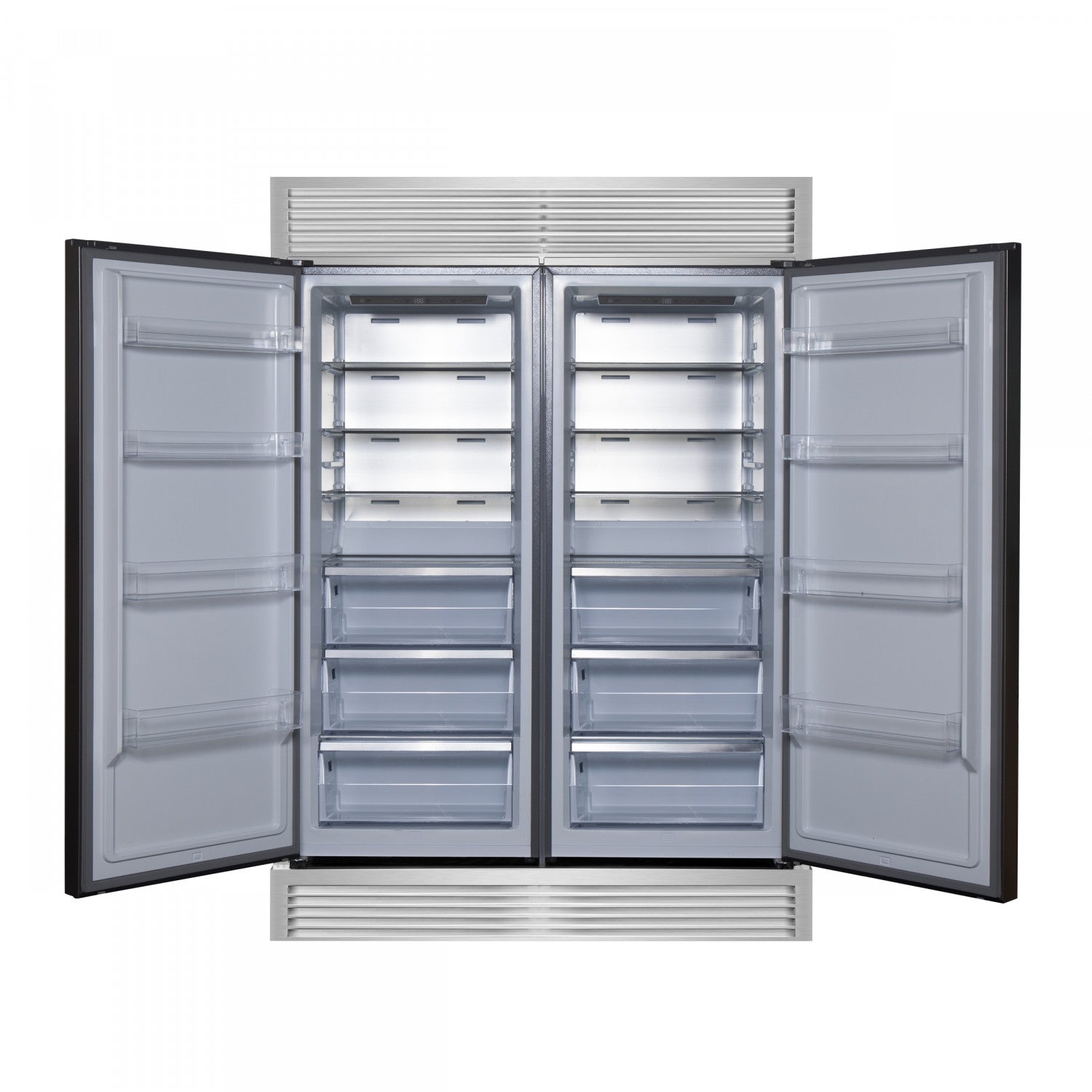 Forno Maderno 60" Stainless Steel 2-piece Built-in Convertible Refrigerator/Freezer (27.2 Cu. Ft.) - FFFFD1722-60SG