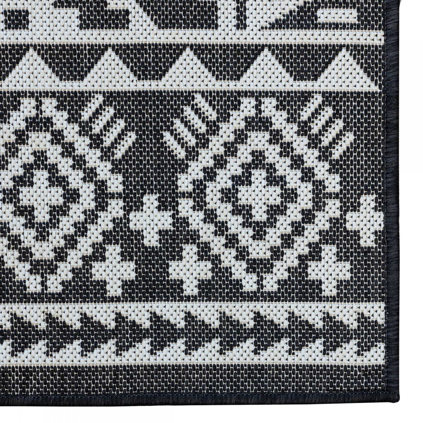 Cabana Tribal Indoor/Outdoor Rug - 3' x 5' - Black