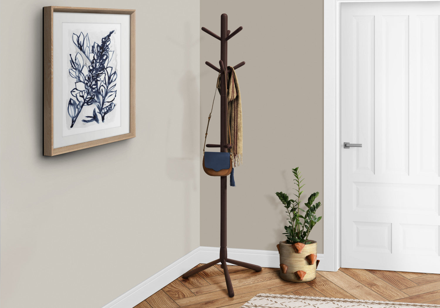 Silen Coat Rack - Espresso