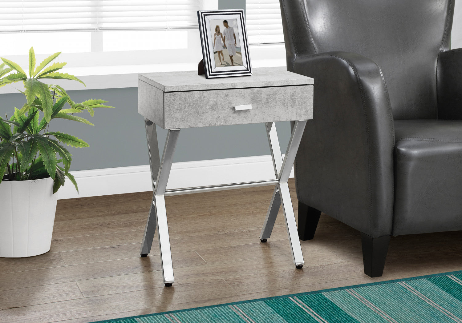 Vell Side Table - Grey