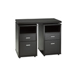 Kamala Expandable Office Desk - Dark Cherry