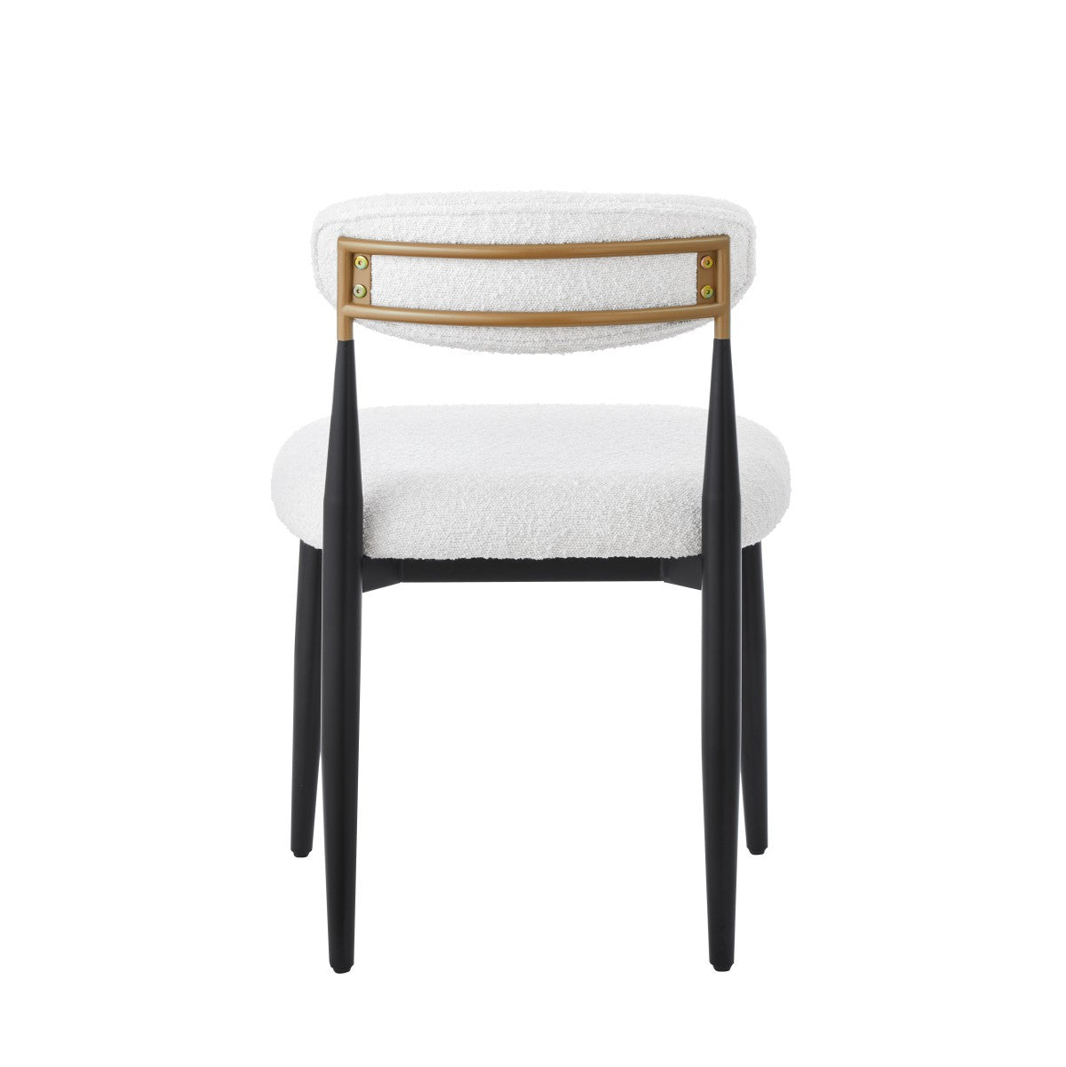 Kodi Dining Chair - White/Black - Set of Two