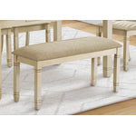 Dalen Bench - Antique White/Beige