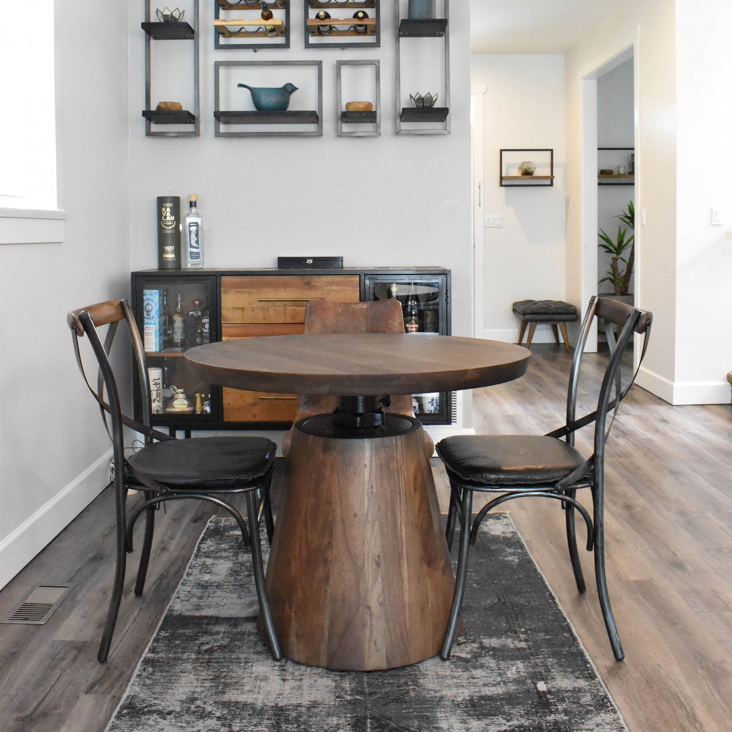 Dovren Crossback Chair - Dark Grey - Set Of Two