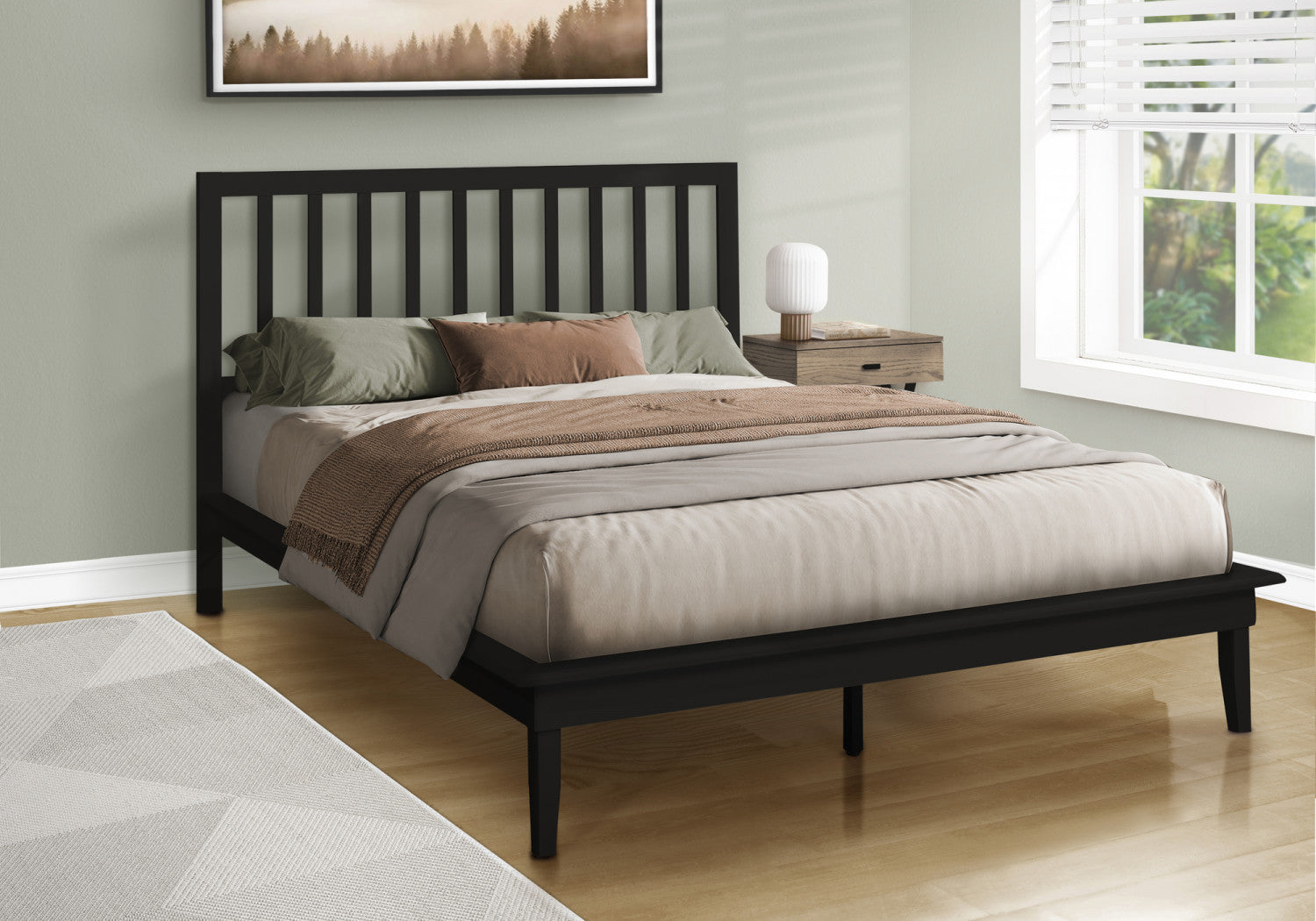 Margaret Queen Bed - Black