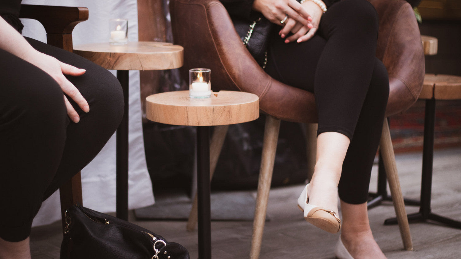 Eberlinn Martini Tables - Brown - Set of Two