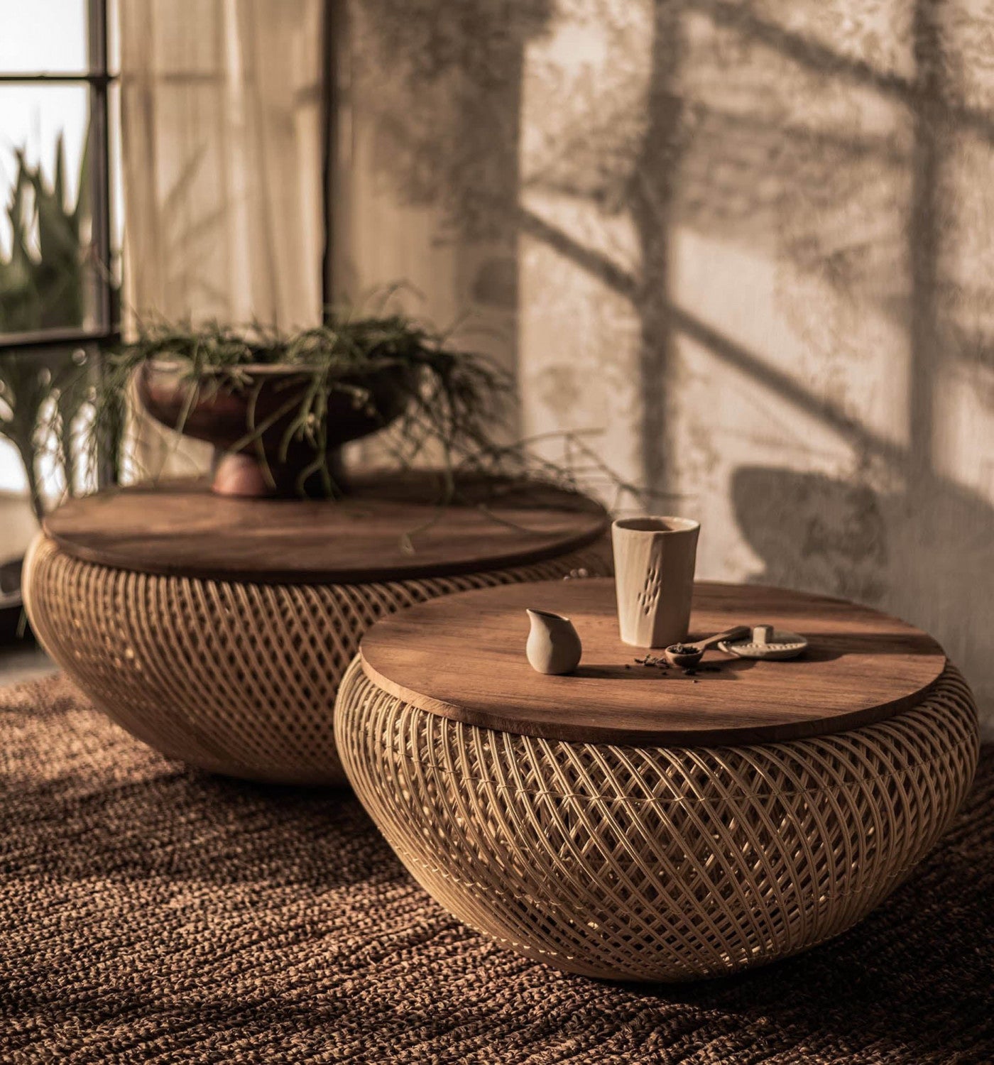Bayan Wave Coffee Table - Natural