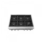 Forno Cossato Stainless Steel 36" Pro-style Gas Cooktop - FCTGS5737-36