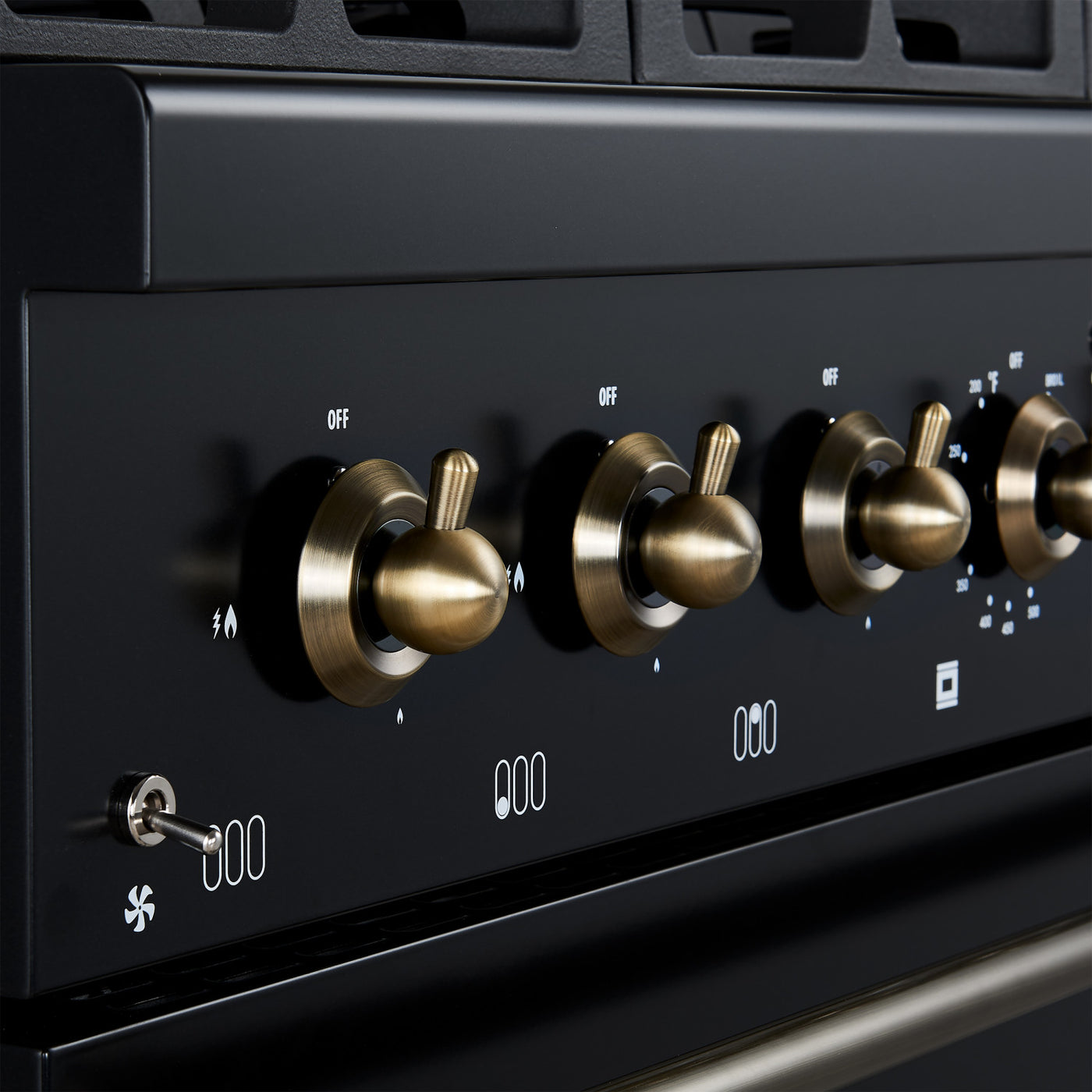 Forno Antico 36" Black Dual Fuel Range (4.5 Cu. Ft.) - FFSGS6113-36BLK