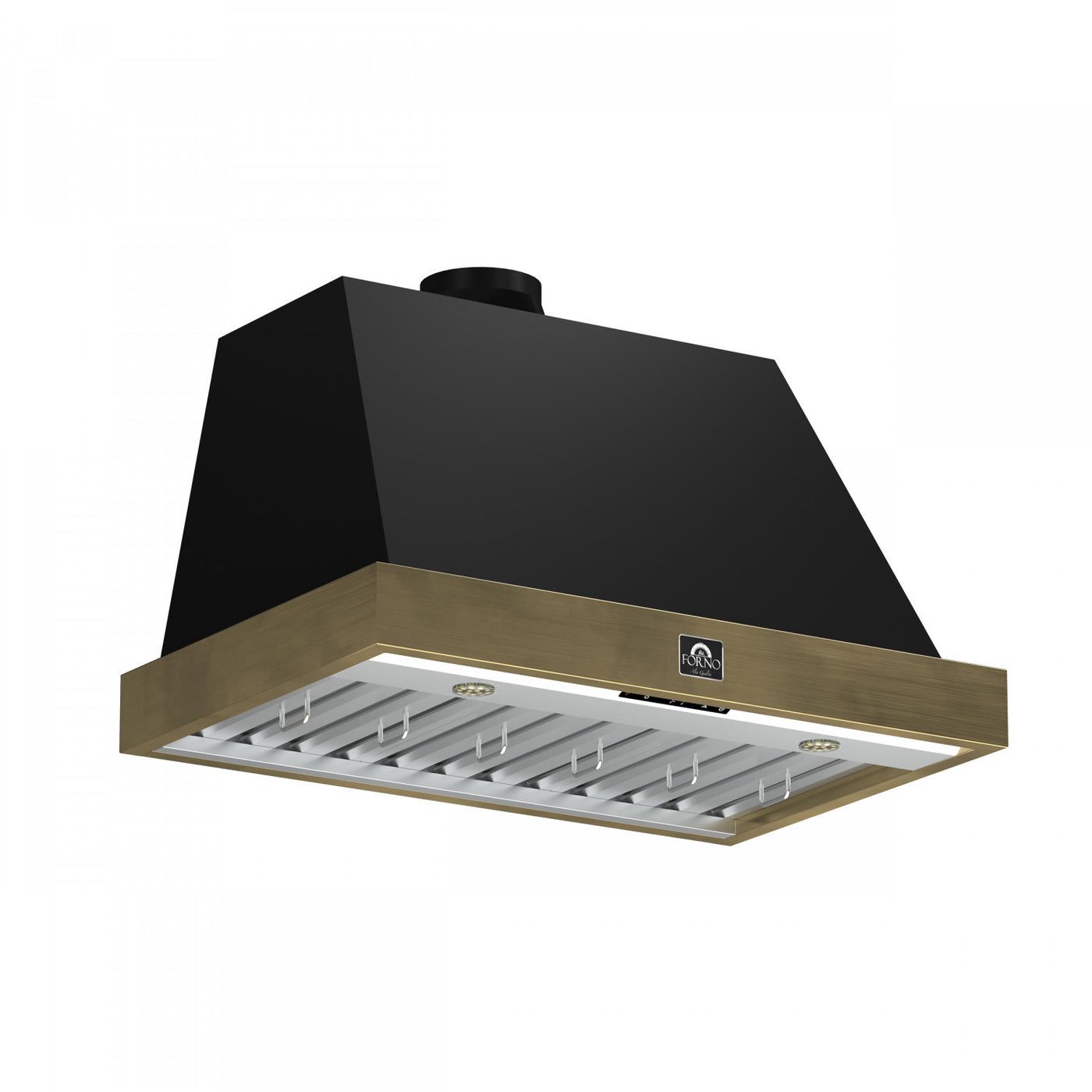 Forno Vittorio Black 36" 600 CFM Wall Mounted Range Hood - FRHWM5078-36BLK