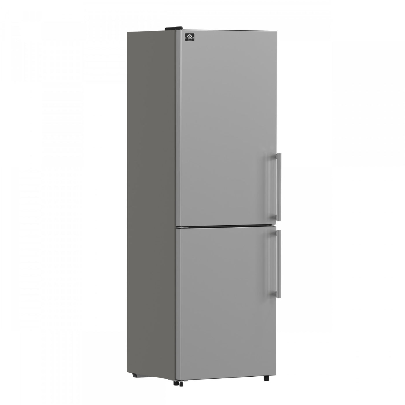 Forno Guardia 23.4" Stainless Steel Bottom Freezer Refrigerator With Left Swing Door (10.8 Cu. Ft.) - FFFFD1778-24LS
