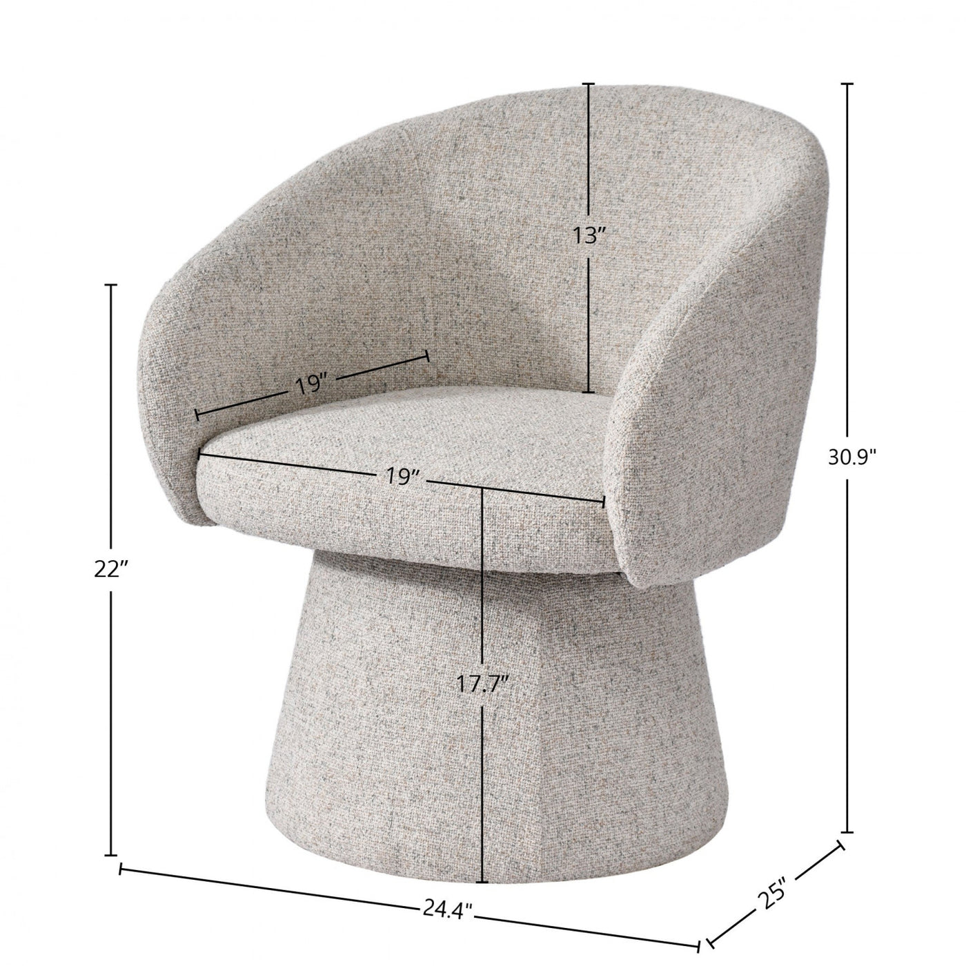 Marceau Club Chair - Sand