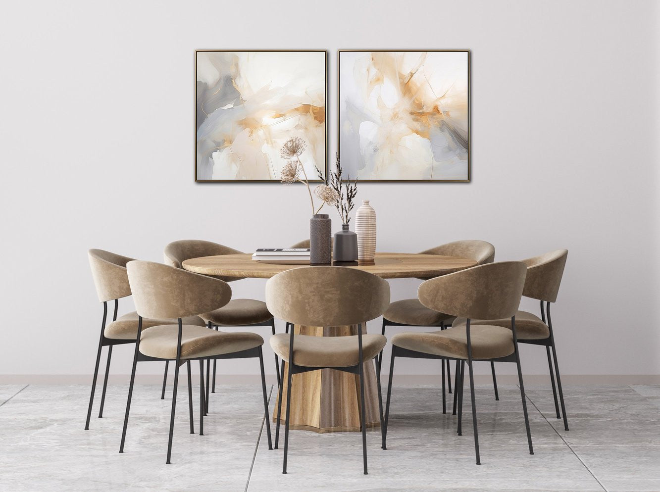 Ethereal Motion I Wall Art - Multi-Colour - 30 X 30