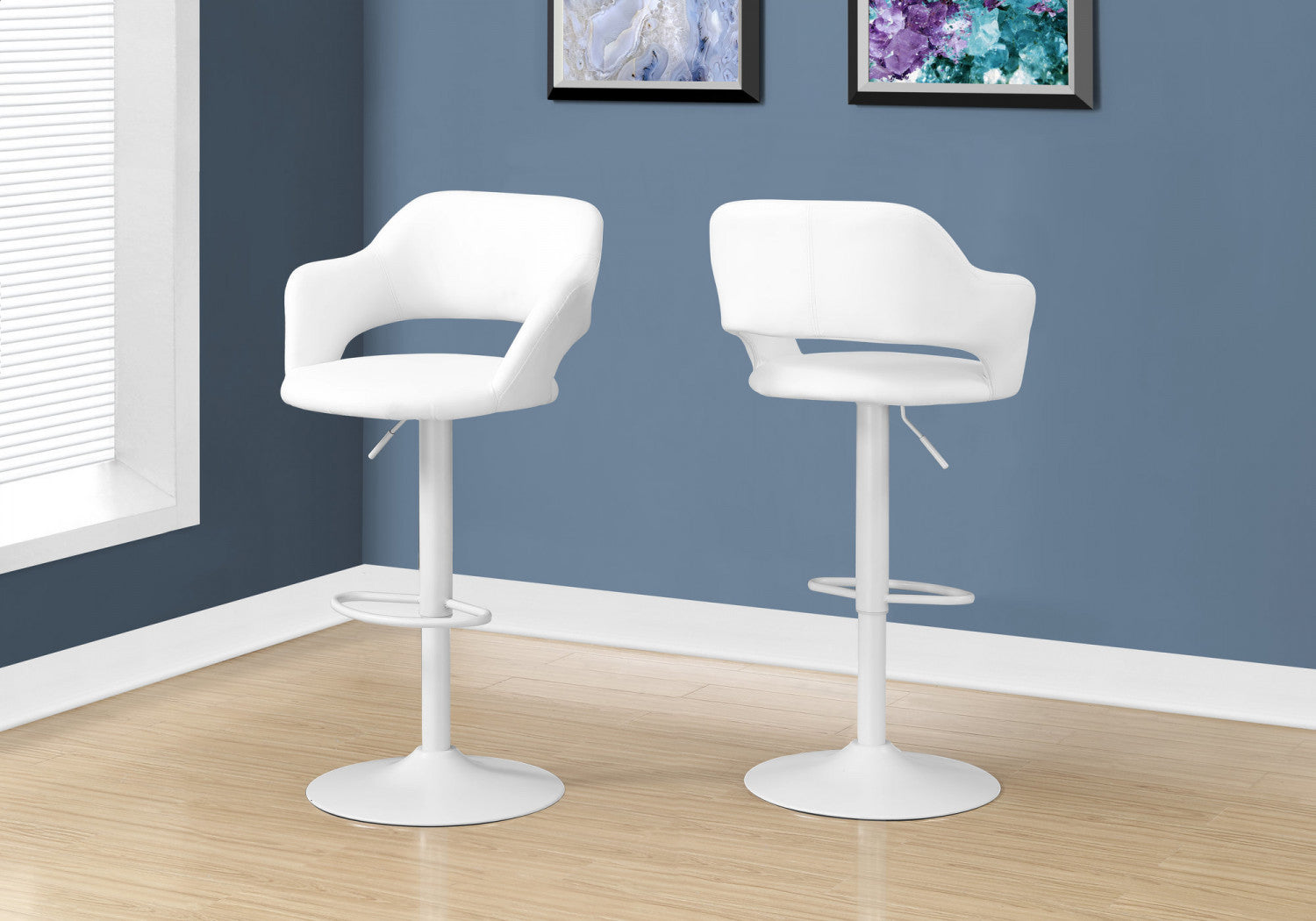 Husdon Bar Stool - White