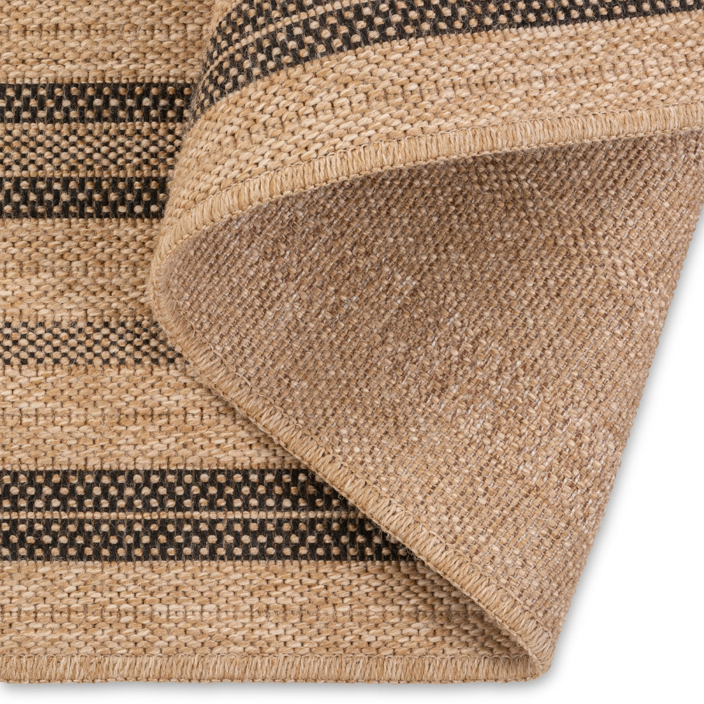 Avanos Bohemian Indoor/Outdoor Rug - 5' x 8' - Beige/Black