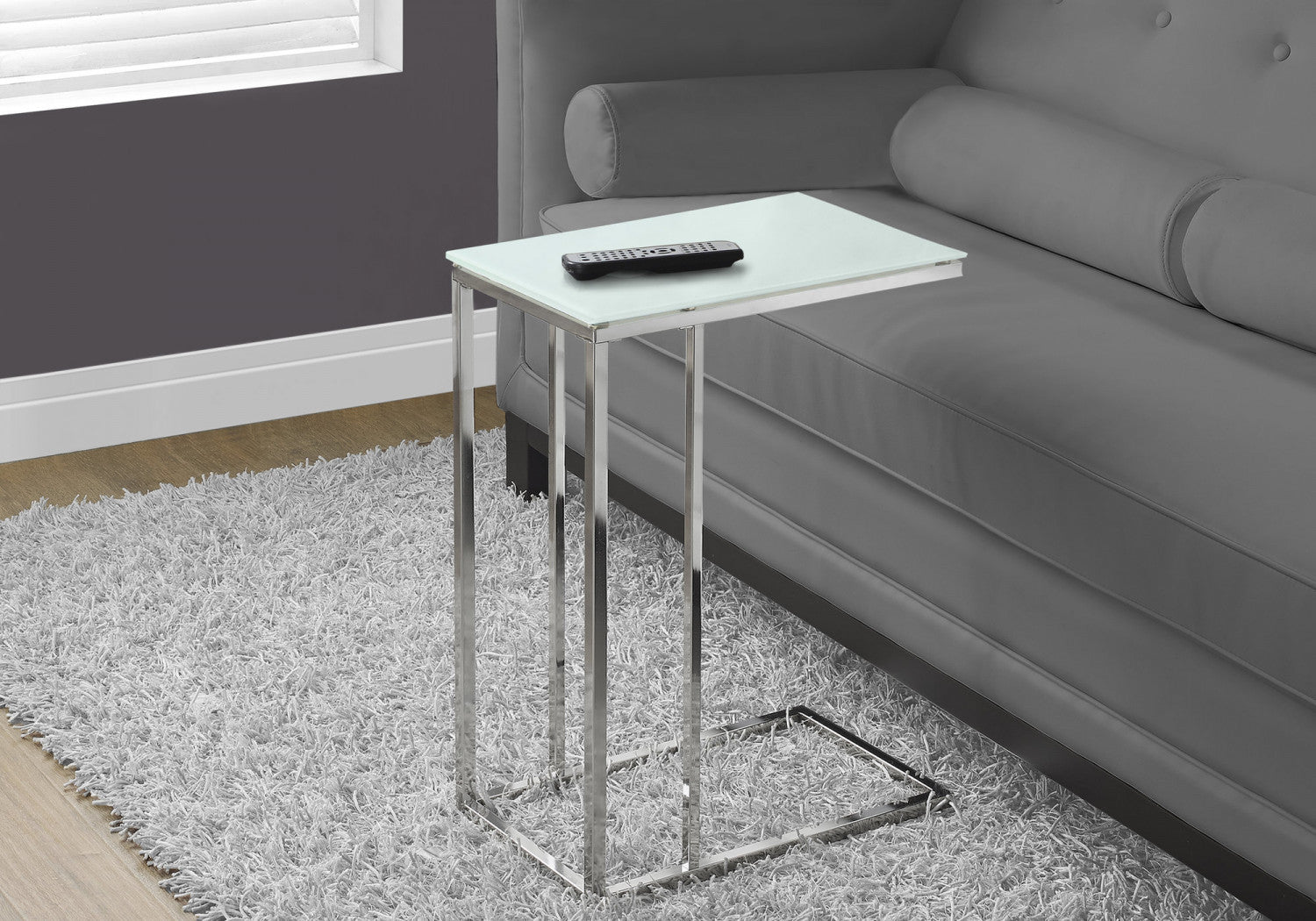 Breck Side Table - Chrome