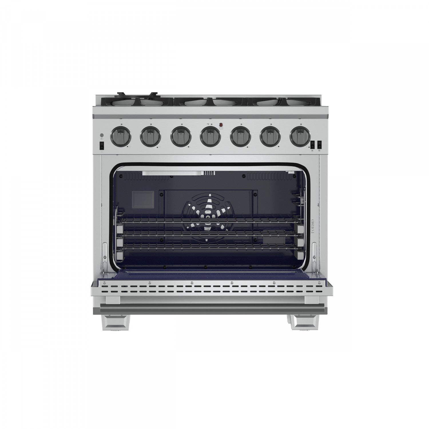 Forno Capriasca 36" Stainless Steel Freestanding Gas Range (5.36 Cu. Ft.) - FFSGS6260-36
