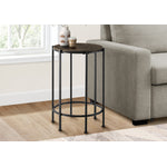 Remi Side Table - Black/Brown