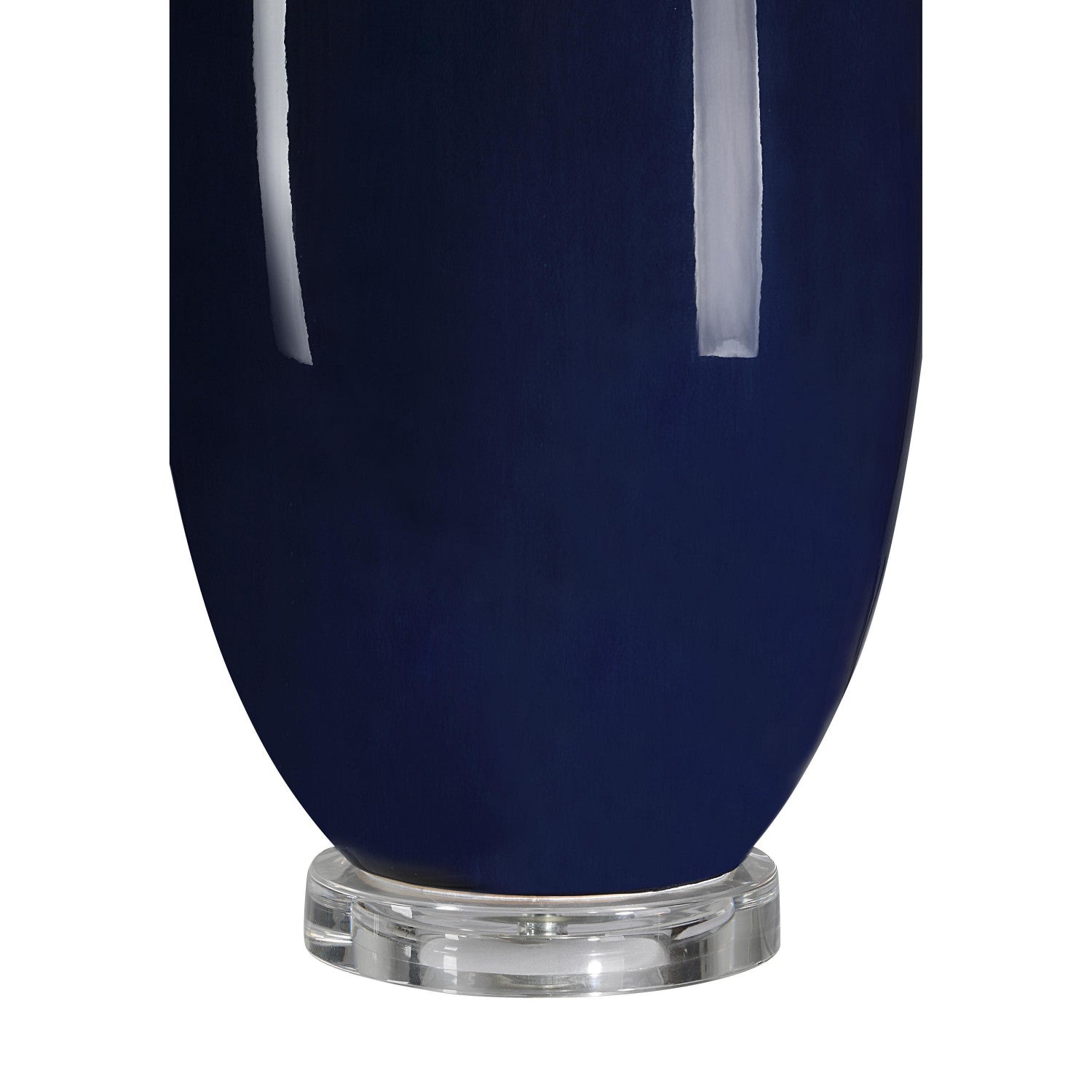 Tavi Table Lamp - Crackled Navy