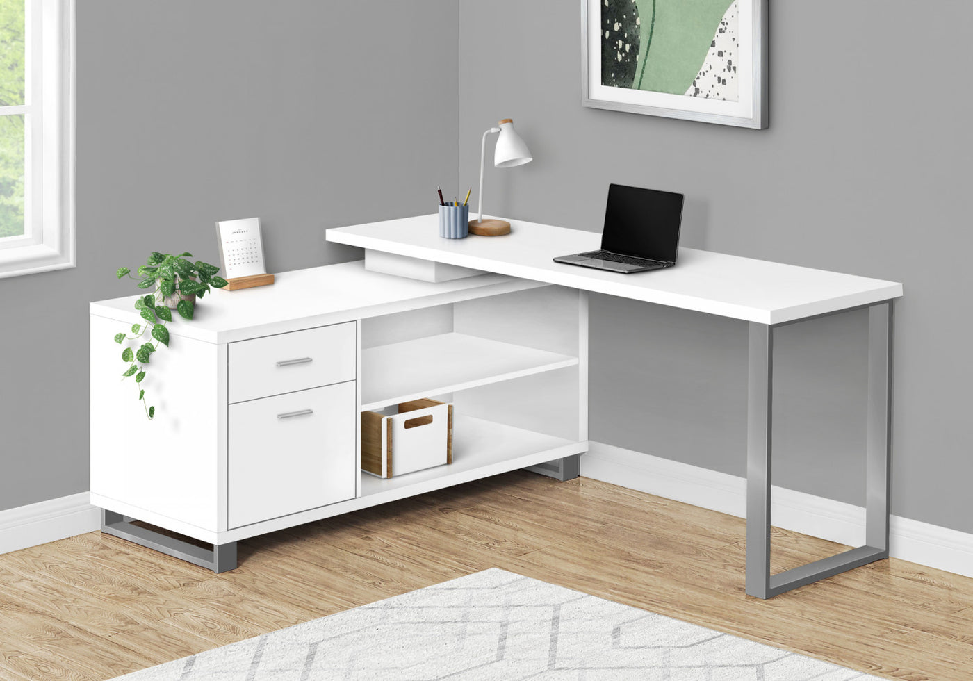 Runo Desk - White