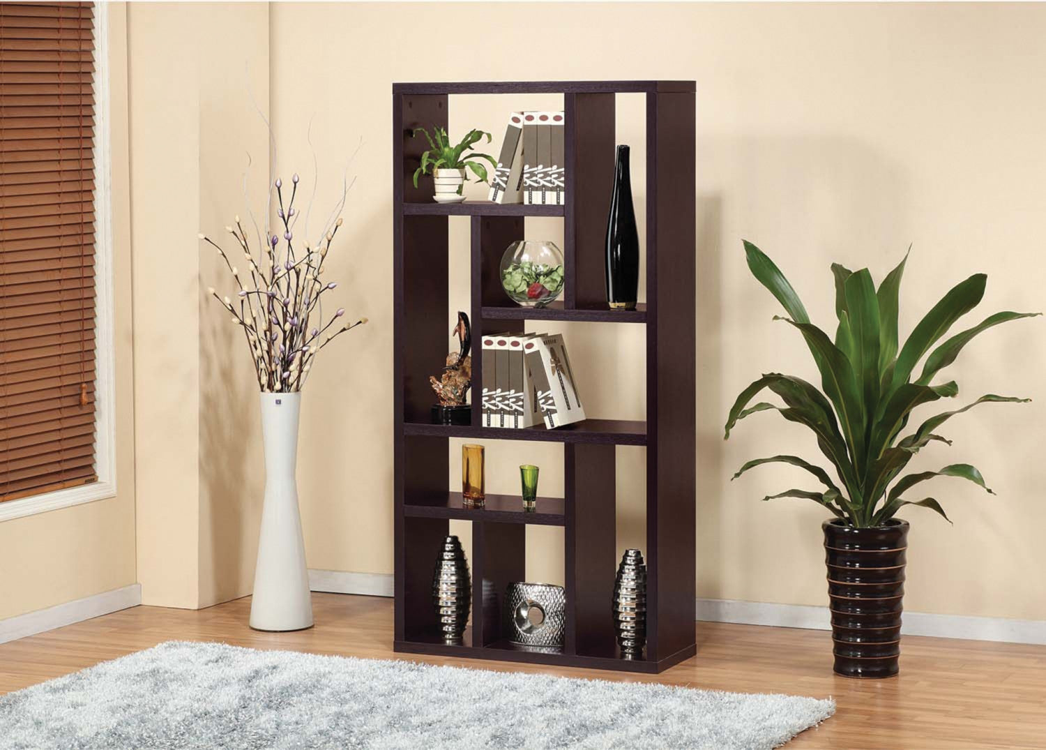 Dharma Bookcase - Dark Cherry